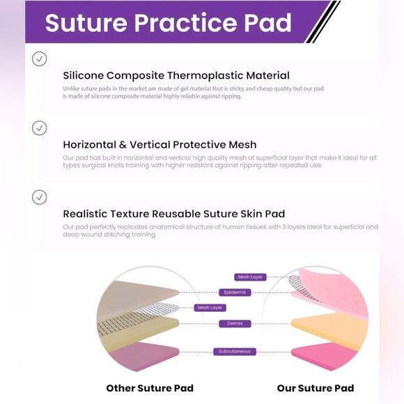 Suture Practice Pad - Picture 3 of 6